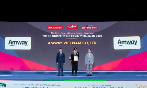 Amway Việt Nam được trao giải thưởng Rồng Vàng 2023