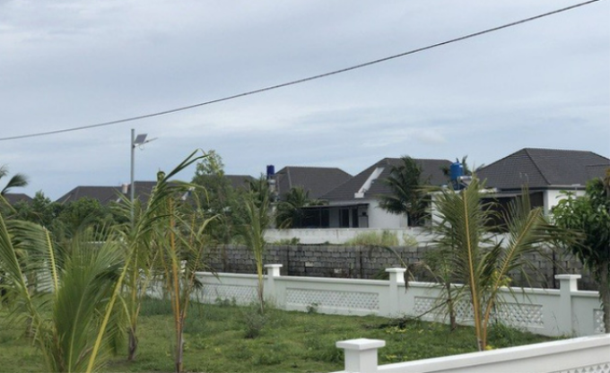 79 căn biệt thự xây trái phép trên 19ha đất công tại xã Dương Tơ, TP Phú Quốc (Kiên Giang). (Ảnh: vtv.vn)