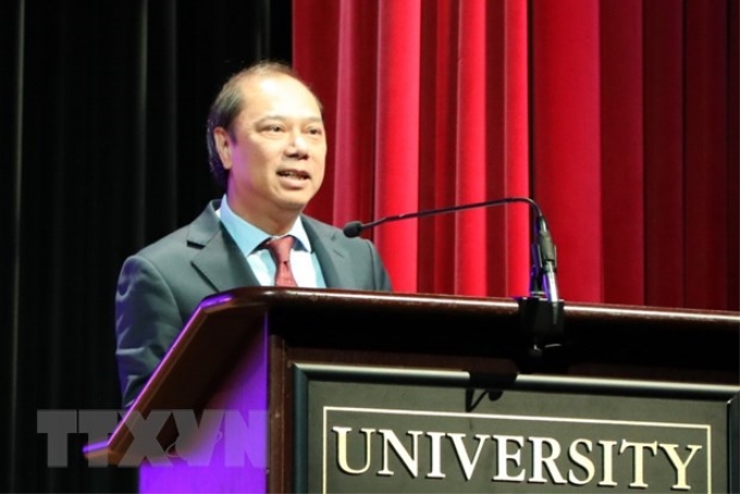 Đại sứ Việt Nam tại Hoa Kỳ Nguyễn Quốc Dũng. (Ảnh: TTXVN)