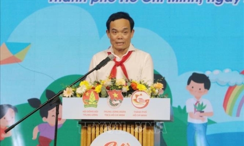 Phó Thủ tướng Trần Lưu Quang: Tạo môi trường lành mạnh để trẻ em phát triển toàn diện