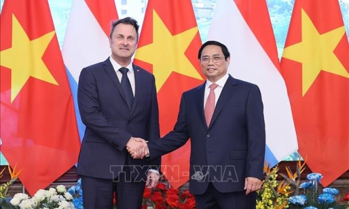 Thủ tướng Phạm Minh Chính hội đàm với Thủ tướng Luxembourg Xavier Bettel