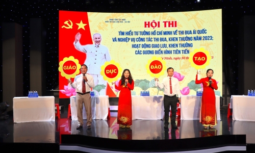 Tây Ninh: Sôi nổi Hội thi tìm hiểu tư tưởng Hồ Chí Minh về thi đua ái quốc và nghiệp vụ công tác thi đua, khen thưởng
