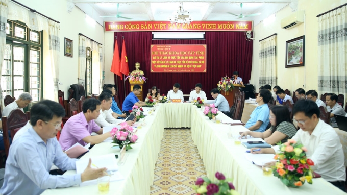 Trường Chính trị tỉnh Bắc Giang tổ chức Hội thảo khoa học cấp tỉnh Giá trị lý luận và thực tiễn của nội dung tác phẩm 