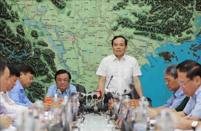 Phó Thủ tướng Trần Lưu Quang phát biểu chỉ đạo. Ảnh: Vũ Sinh/TTXVN