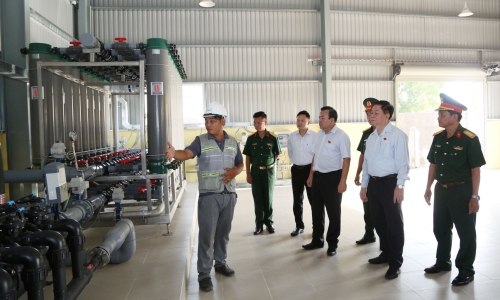 Đồng chí Nguyễn Trọng Nghĩa, Trưởng Ban Tuyên giáo Trung ương thăm Sư đoàn Bộ binh 5