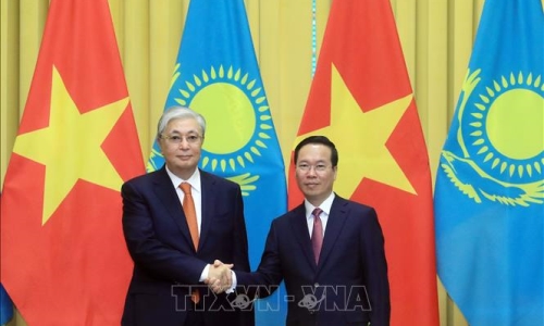 Thông cáo báo chí chung về kết quả chuyến thăm Việt Nam của Tổng thống Kazakhstan