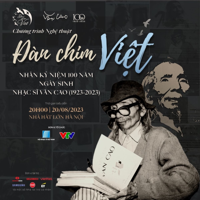 Chương trình "Đàn chim Việt" diễn ra vào 20 giờ ngày 20/8, tại Nhà hát Lớn Hà Nội. Ảnh: bvhttdl.gov.vn
