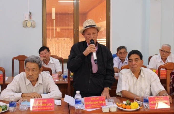 Đại biểu đóng góp ý kiến tại hội thảo “Lịch sử - Truyền thống Đảng bộ huyện Phú Riềng”