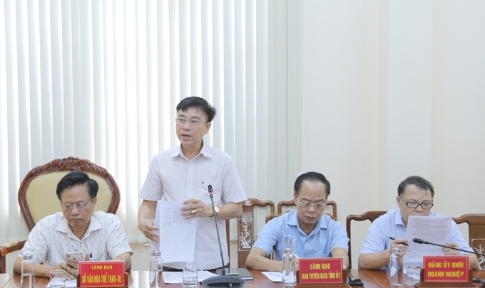 Các đại biểu đóng góp dự thảo kế hoạch tổ chức Hội nghị Văn hóa tỉnh Bình Phước năm 2023