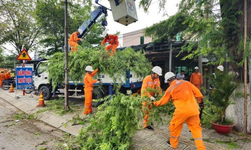 Tổng công ty Điện lực miền Nam: Chủ động ứng phó, đảm bảo cung cấp điện mùa mưa bão