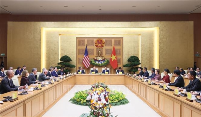 Hội nghị cấp cao Việt Nam - Hoa Kỳ về Đầu tư và Đổi mới sáng tạo. Ảnh: Dương Giang/TTXVN