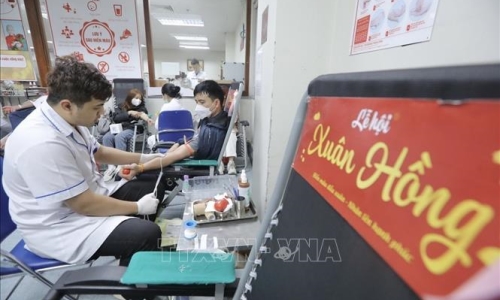 Mới có 1,5% dân số tham gia hiến máu tình nguyện