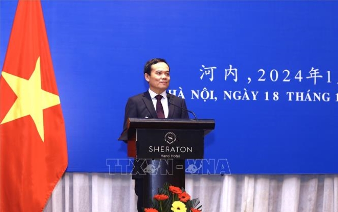 Phó Thủ tướng Trần Lưu Quang phát biểu. Ảnh: Lâm Khánh/TTXVN
