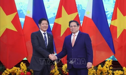 Thủ tướng Phạm Minh Chính hội kiến Tổng thống Philippines Ferdinand Marcos Jr.