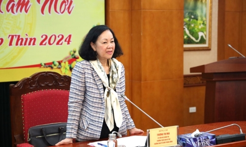 Thường trực Ban Bí thư Trương Thị Mai làm việc với Ban Kinh tế Trung ương