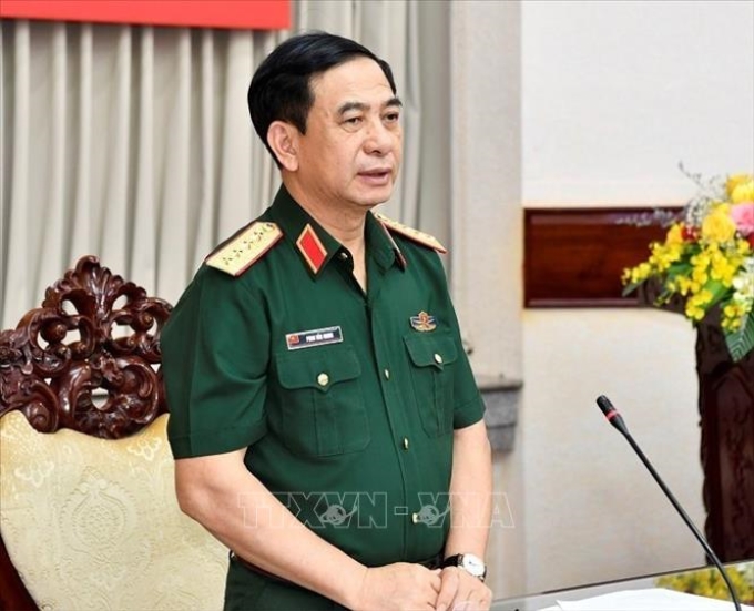 Đại tướng Phan Văn Giang, Bộ trưởng Bộ Quốc phòng. Ảnh tư liệu: TTXVN