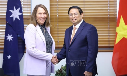 Thủ tướng Phạm Minh Chính hội kiến Chủ tịch Thượng viện Australia Sue Lines
