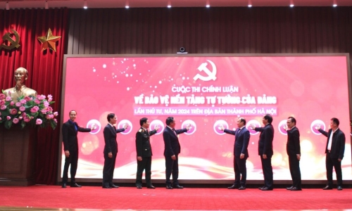 Hà Nội: Phát động Cuộc thi chính luận về bảo vệ nền tảng tư tưởng của Đảng