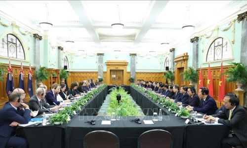 Thủ tướng Phạm Minh Chính hội đàm với người đồng cấp New Zealand Christopher Luxon
