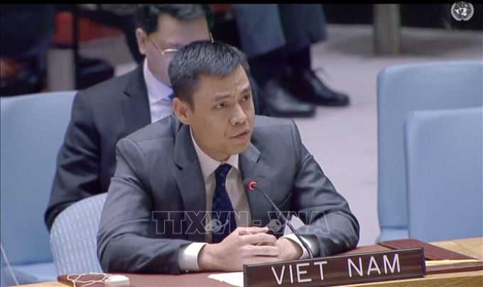 Đại sứ Đặng Hoàng Giang, Trưởng Phái đoàn thường trực Việt Nam tại LHQ. (Ảnh tư liệu: TTXVN)