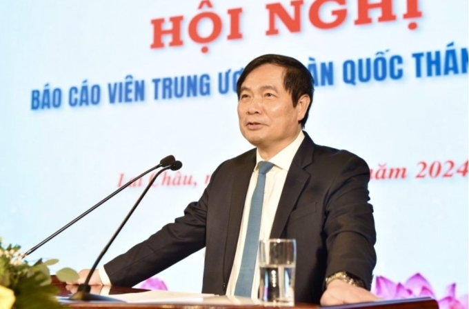 Phó Trưởng ban Tuyên giáo Trung ương Phan Xuân Thủy phát biểu kết luận Hội nghị và định hướng công tác tuyên truyền.