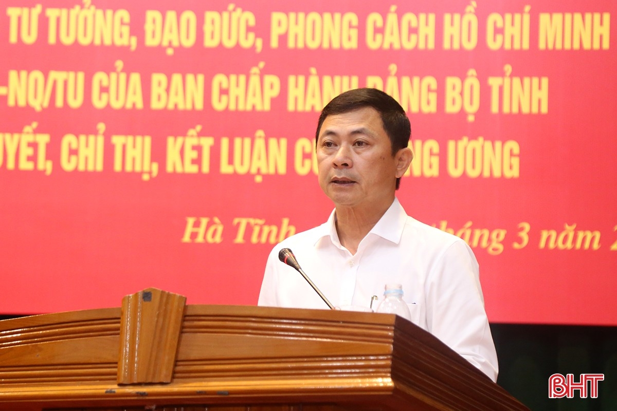 Phó Chủ tịch UBND tỉnh Lê Ngọc Châu quán triệt Nghị quyết số 18-NQ/TU, ngày 22/12/2023 của Ban Chấp hành Đảng bộ tỉnh.