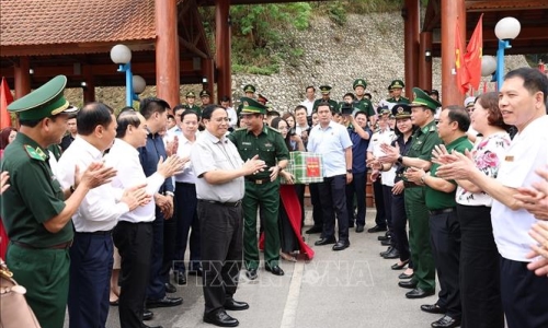 Thủ tướng Phạm Minh Chính thăm cửa khẩu Hữu Nghị, khảo sát một số dự án tại tỉnh Lạng Sơn