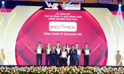 Becamex IDC lần thứ 4 liên tiếp đạt danh hiệu công ty bất động sản công nghiệp uy tín nhất Việt Nam