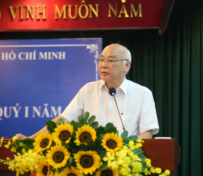 Đồng chí Phan Nguyễn Như Khuê, Trưởng Ban Tuyên giáo Thành ủy Thành phố Hồ Chí Minh phát biểu kết luận Hội nghị.