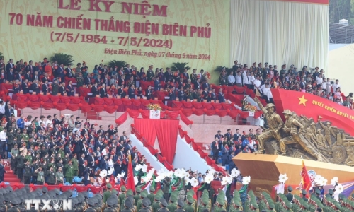 Trọng thể Lễ kỷ niệm 70 năm Chiến thắng Điện Biên Phủ