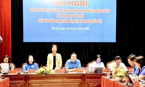 Cử tri Hà Nội kiến nghị nhiều vấn đề về bảo đảm quyền lợi cho người lao động
