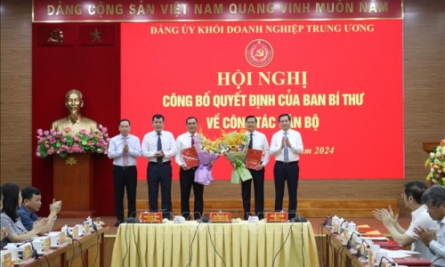 Đảng ủy Khối Doanh nghiệp Trung ương công bố quyết định của Ban Bí thư về công tác cán bộ