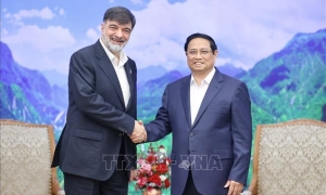 Thủ tướng Phạm Minh Chính tiếp Tư lệnh Bộ Thực thi pháp luật Iran