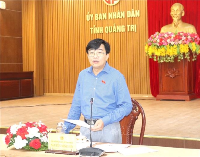 Ông Nguyễn Minh Sơn, Phó Chủ nhiệm Uỷ ban Kinh tế Quốc hội, phát biểu tại buổi làm việc.