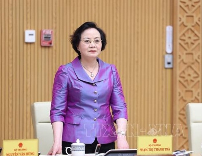Bộ trưởng Bộ Nội vụ Phạm Thị Thanh Trà. (Ảnh: TTXVN)