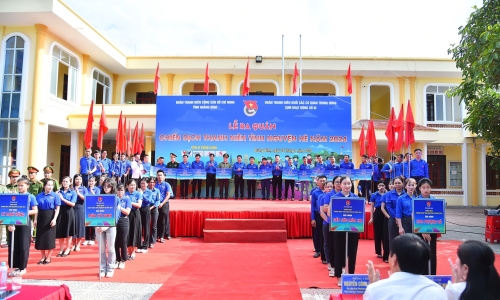 Quảng Bình phát động lễ ra quân Chiến dịch thanh niên tình nguyện Hè năm 2024