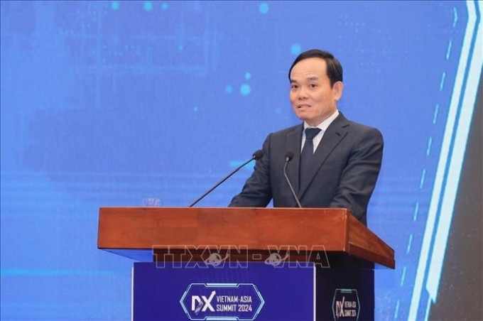 Phó Thủ tướng Trần Lưu Quang phát biểu chỉ đạo. (Ảnh: TTXVN)