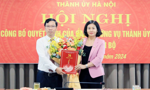 Bổ nhiệm Phó trưởng ban Tuyên giáo Thành ủy Hà Nội