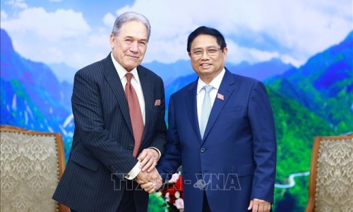 Thủ tướng Phạm Minh Chính tiếp Phó Thủ tướng, Bộ trưởng Ngoại giao New Zealand