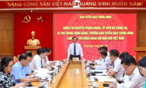 Xây dựng Hội Nhà báo Việt Nam vững mạnh, thực sự là "ngôi nhà chung" của người làm báo