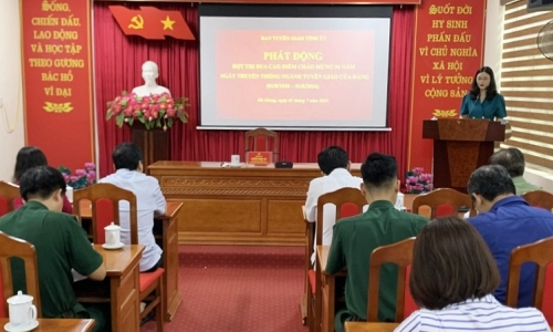 Hà Giang: Phát động thi đua hướng tới Kỷ niệm 94 năm ngày truyền thống ngành tuyên giáo