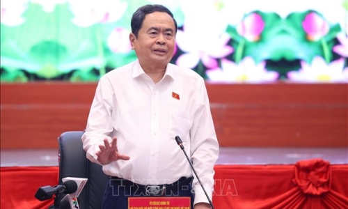 Chủ tịch Quốc hội Trần Thanh Mẫn làm việc với Ban Chấp hành Đảng bộ TP Hải Phòng