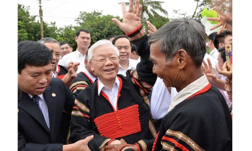 Tổng Bí thư Nguyễn Phú Trọng - Nhà lãnh đạo được nhân dân yêu mến