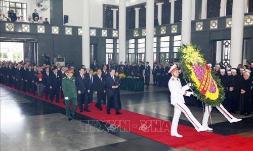 Đoàn Quốc hội viếng Tổng Bí thư Nguyễn Phú Trọng