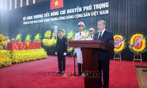 Di sản của đồng chí Tổng Bí thư Nguyễn Phú Trọng sẽ sống mãi trong lịch sử Việt Nam