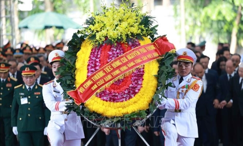 Đến tối 25/7, hơn 1.560 đoàn đã đến viếng Tổng Bí thư Nguyễn Phú Trọng