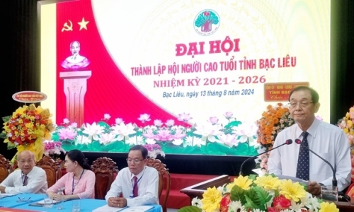 Đại hội thành lập Hội Người cao tuổi tỉnh Bạc Liêu thành công tốt đẹp