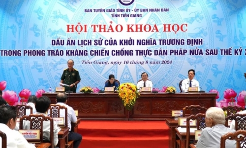 Tiền Giang: Ban Tuyên giáo Tỉnh ủy và UBND tỉnh tổ chức Hội thảo khoa học về Anh hùng dân tộc Trương Định