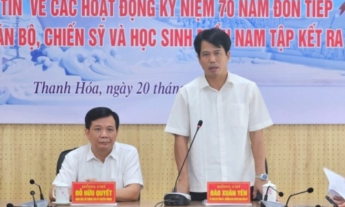 Thanh Hóa: Tích cực triển khai các hoạt động Kỷ niệm 70 năm đón tiếp đồng bào, cán bộ, chiến sĩ và học sinh miền Nam tập kết ra Bắc