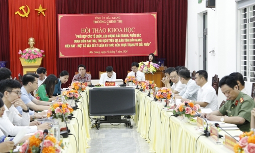 Tăng cường phối hợp trong đấu tranh phản bác quan điểm sai trái, thù địch trên địa bàn tỉnh Bắc Giang